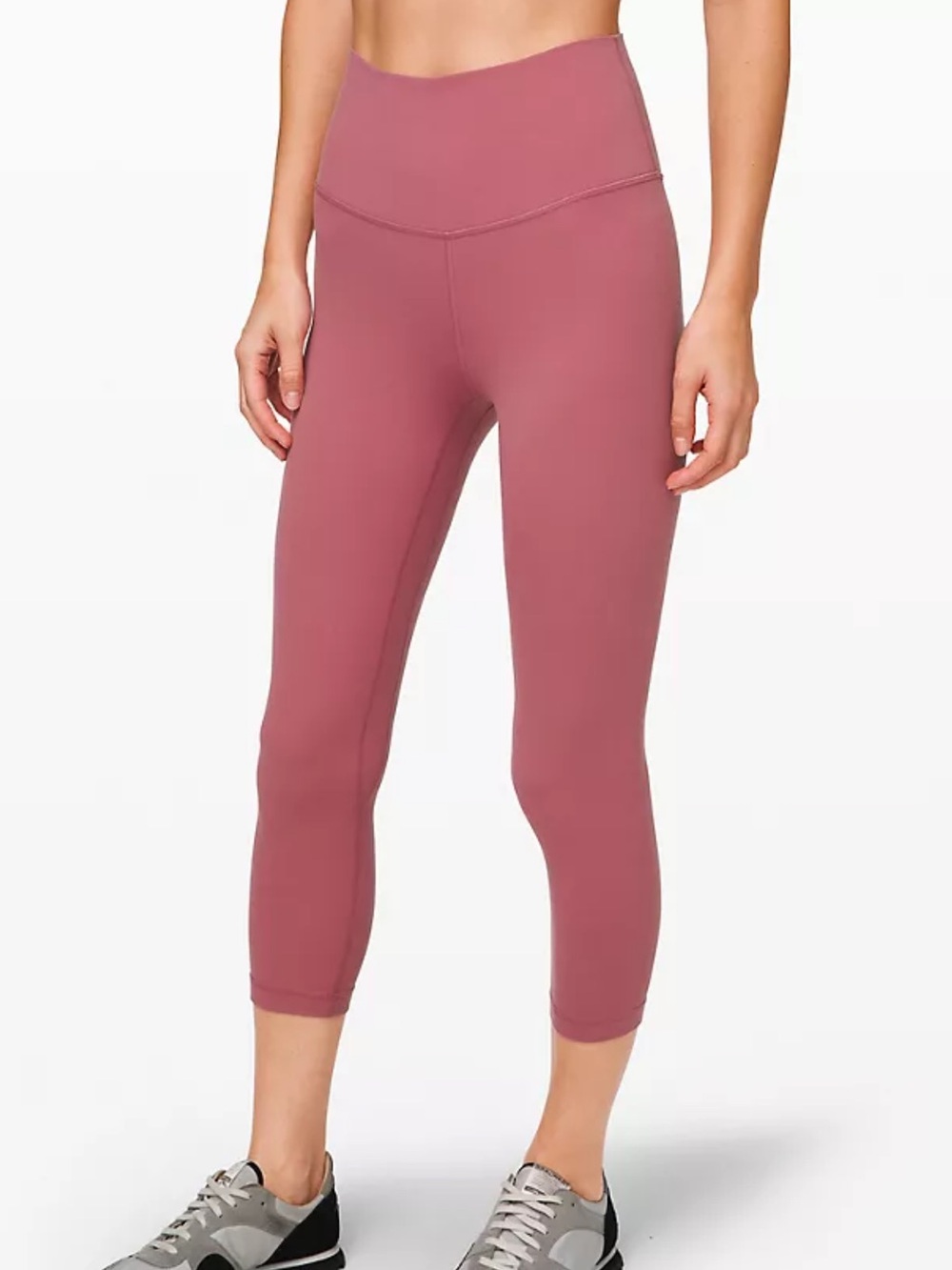 lululemon Align High-Rise Crop 21" in rose moss